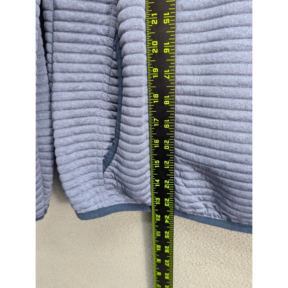 LL Bean Airlight Knit Sweater Womens M Pet Pullover Fleece Snap Button Mock Neck - Picture 7 of 10